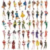 50 Pegatinas Transparentes Nuevas de Mascotas Pop para Niñas, Ropa de Moda, Decoración para Manual de Bricolaje para Niñas, Pegatinas Impermeables