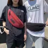 Bolsa de Peito Masculina Marca da Moda ins Bolsa Transversal Bolsa de Cintura Masculina Hip-hop Esportes Mochila Pequena Bolsa de Ombro Transversal para Estudantes