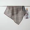 Lenço de Seda Imitação Veludo para Mulheres, Estilo Retro Novo, Estampa Patchwork, Rejuvenescedor, Dupla Face, Cor Diferente, Lenço Quadrado Grande, Toalha de Praia para Viagem, Proteção Solar