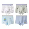 Calzoncillos tipo bóxer de algodón puro para bebés y niños, Shorts de algodón transpirables para niños, Ropa interior antibacteriana 100A para niños