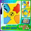 Álbum de Tarjetas Pokemon de una Pieza Portatarjetas Pokemon Ptcg Pokemon Pikachu Rejillas de Nueve Cuadrados Bolsa Gruesa de Doble Cara para Tarjetas