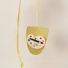 Acessórios de Lanyard com Clipe para Óculos de Sol Dopamina Magnético de Couro para Pescoço Criativo de Nicho Colar