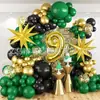 Globo de Látex con Película de Aluminio para Fiesta de Venta Caliente Transfronteriza con Cinta Adecuado para Decoración de Cumpleaños, Aniversario, Ceremonia