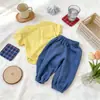 Pantalones Ligeros de Verano para Niños, Holgados, Anti-Mosquitos, Nuevo Estilo Verano 2026, Pantalones Largos para Niños y Niñas, Pantalones Harem de Gasa para Bebé