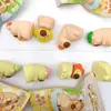 Goma de borrar creativa de capibara en bolsa sorpresa, Goma de borrar sorpresa con forma de capibara para estudiantes en caja ciega, Regalo de graduación para jardín de infantes