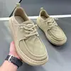 Tênis de Lona Plus Size Estilo Novo Primavera e Verão Masculino Macio Respirável Versátil para Trabalho e Lazer Leve Confortável Slip-on Tênis Board