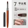 Caneta de unha com haste de sândalo japonês transfronteiriça conjunto especial de canetas para unhas 12 canetas de fototerapia caneta halo caneta de renda caneta esculpida