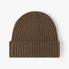Gorro de Punto Liso Mezcla de Lana Otoño e Invierno para Hombres y Mujeres, Lavable, Cálido, Versátil para Exteriores, Gorro de Invierno Transfronterizo