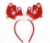 Nueva diadema de cuernos de Navidad fiesta navideña diadema navideña accesorios para el cabello accesorios para actuaciones infantiles venta al por mayor