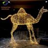 Luzes decorativas da paisagem do diodo emissor de luz do cavalo voador animal luzes do parque do parque do parque comercial do parque infantil zebra luzes do relvado
