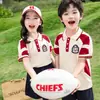 Roupas de Aula para Alunos do Ensino Fundamental Roupas de Verão Traje Esportivo de Manga Curta Uniforme Escolar de Formatura Estilo Colégio Britânico Infantil Uniforme de Jardim de Infância