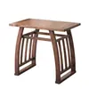 Mesa de Estudio Tradicional China de Madera de Olmo, Mesa Nueva de Madera Maciza Estilo Chino para Clases de Aprendizaje y Capacitación, Escritorios y Sillas para Clases de Caligrafía