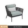 Conjunto de sofá e cadeiras de rattan para exterior transfronteiriço para pátio de villa, jardim, terraço, varanda e móveis de lazer para homestay