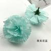 Cabeça de Flor Cravo Grande Suporte Inferior Crisântemo Longevidade Flor Artificial Decoração de Bolo DIY Dia dos Mortos Produção em Material de Rattan