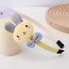 Banda para el cabello infantil de conejo de dibujos animados Nueva princesa coreana Banda para el cabello sin daño Lindo sello para cabello suelto Adorno para la cabeza de niña pequeña