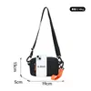 Bolsa de Pañuelos Estilo Japonés para Primavera y Verano para Mujer, Bolsa para Teléfono Móvil para Hombre, Compacta y Ligera Ropa de Trabajo Cruzada para Viaje Ins Marca de Moda Deportes al Aire Libre