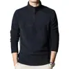 Jaqueta Casual de Comércio Exterior com Capuz Top Quente para Uso Externo Roupas de Outono Masculinas Temporada Outono e Inverno Roupas de Lã Manga Curta Masculina