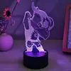 Lucha Salvaje Portátil Serge Edgar Rodeando Alfonspat Modelo Marca Decoración Luz Nocturna Regalo para Hombre