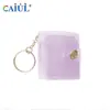 Álbum de Fotos Polaroid Grande Transparente com Glitter, Livro de Fotos, Armazenamento de Ingressos de Cinema, Cartão Postal