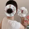 Scrunchie Floral Estilo Floresta para Mulheres, Versátil e Suave, com Toque de Luxo, Alta Elasticidade, Acessório de Cabelo Popular Online
