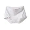 Ropa interior cómoda y transpirable de cintura media-alta Estampado de niña floral de oso dulce Algodón puro 10A Entrepierna Calzoncillos tipo bóxer pequeños para mujer