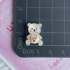 Tamaño pequeño Transparente Dibujos Animados Cachorro Conejo Oso Funda para Teléfono Resina Accesorios Hecho a Mano Horquilla Diadema Joyería Material Bolsa