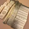 Lingotes de Oro de Inversión Simulados, Lingotes de Riqueza de Oro Metálico, Ladrillos de Oro de Inversión, Piezas de Oro Decorativas, Oro de Muestra de Tienda de Oro, Oro de Regalo de Boda