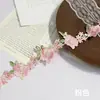 Encaje de Rosa Tridimensional de Alta Resistencia de 4.5 cm, Soluble en Agua, con Colores Degradados, Encaje de Decoración para Ropa de Lujo Ligero, Personalizable