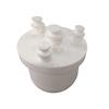 Barril de PTFE con Tapa Contenedor Sellado Barril de Plástico PTFE Resistente a la Corrosión Alta Temperatura Almacenamiento de Líquidos de Desecho Tanque