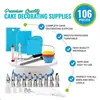 Conjunto de Boleira Giratória com 106 Peças, Bico de Confeitar, Saco de Confeitar, Espátula, Forminhas de Cupcake, Ferramentas de Confeitaria Venda por Atacado