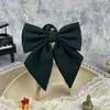 Gravata borboleta uniforme JK Pena Ciano Vermelho Cor Sólida Estilo Japonês Angular Estudante Gola de Pena Gigante Acessório de Uniforme de Marinheiro