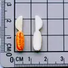 Mini Comida y Juguete Tenedor Palillos Cuchara Carcasa de Teléfono Móvil Pegatina de Refrigerador Pasador Hecho a Mano Joyería Accesorios de Resina