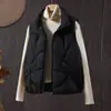 Colete de Algodão Quente 2026 Outono/Inverno Novo Estilo Vento à Prova de Frio Resistente ao Frio Casaco de Algodão Roupa Exterior para Mulheres de Meia-Idade e Idosas