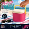 Mini Enfriador Retro Amazon para 4 Latas, Capacidad para 4 Latas de Bebidas, Mini Caja Enfriadora Retro