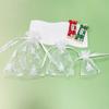 Saco de Gaze de Natal Saco com Cordão para Presente Saco com Cordão Multi-Estilo Criativo Saco Pequeno de Gaze para Armazenamento de Maçã do Amor Doce de Véspera de Natal