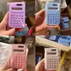 Mini Calculadora Colorida de Macaron para Estudantes e Contadores, Fofa, Compacta, Prática, Conveniente para Transportar, Popular para Uso em Estudo e Escritório