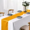 Camino de Mesa de Satén en Stock para Bodas, Nuevo Estilo Chino, Color Sólido, Rojo de Alta Densidad, Decoración de Boda, Lujo Ligero, Estilo Europeo de Gama Alta