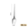 Cuchara de Postre de Acero Inoxidable 304 con Patrón Martillado Estilo Japonés Tenedor de Frutas para Fiesta Vajilla Cuchara para Café Helado Tenedor para Pastel