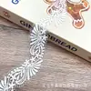Terciopelo de Pescado Soluble en Agua DIY Seda de Poliéster Encaje Bordado Cuello Puño Accesorios Dobladillo de Cortina Accesorios para Ropa Venta al por Mayor