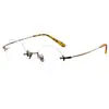 Óculos Aro Fino Retrô Britânicos, Armação Redonda de Titânio Puro, Adequado para Lentes de Grau, Estilo Masculino, Visual Intelectual Bad Boy