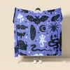 Manta de Franela con Estampado de Fantasmas Lindos Halloween Otoño Invierno Engrosada Cálida Manta para Siesta Cubierta de Sofá Personalizada