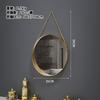 Espejo de Baño Montado en la Pared de Hierro Espejo de Tocador de Baño Espejo Decorativo Se Puede Colgar Espejo de Tocador de Escritorio Montado en la Pared Lavable Producto Nuevo