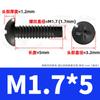 Tornillos Autorroscantes de Acero Inoxidable 201 Cabeza Redonda Ranura de Cruz Negra Tipo Pt Tornillos de Cabeza Plana Cola de Corte M3M4M5M6
