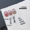 Manicura Doble Punta Francés Imán de Hierro Ojo de Gato Herramienta Auxiliar para Manicura Engrosada Potente Combinación de Imanes Cilíndricos