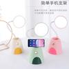 Lámpara de escritorio LED con forma de pájaro y pico dorado, con carga USB, enchufe de doble propósito, protección ocular para estudiantes, luz nocturna de larga duración.