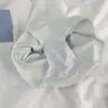 Calcinhas de Algodão Puro Femininas Outono e Inverno Coloridas em Contraste Macaron Calcinhas de Algodão Puro Macias Internas Cintura Média Roupa Íntima para Meninas