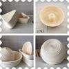 Cesta de Fermentação de Pão de Rattan Genuíno Cesta de Fermentação de Pão Europeia Molde de Fermentação Rústico de Rattan Tigela Redonda