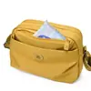 Bolsa Transversal Grande de Múltiplos Compartimentos Transfronteiriça para Mulheres 2025 Nova Simples Casual Bolsa de Ombro Impermeável Bolsa de Nylon