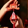 Colgante de Bolsita de Incienso del Festival del Bote del Dragón, Saquito Bordado Terminado Hecho a Mano, Saquito Repelente de Mosquitos de Artemisa, Adorno Colgante de Borla para Coche