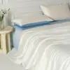 Juego de Cuatro Piezas de Colcha Refrescante de Verano, Seda de Hielo Refrescante Clase A, Nuevo Modelo 2026, Lavable a Máquina, Colcha Refrigerada para Dormitorio de Verano y Hogar, Colcha Delgada